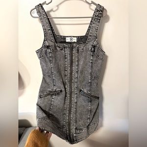 Free people dark wash Jean dress